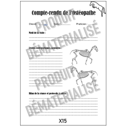 Carnet de suivi de Séances et de Soins