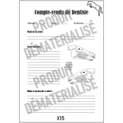 Carnet de suivi de Séances et de Soins