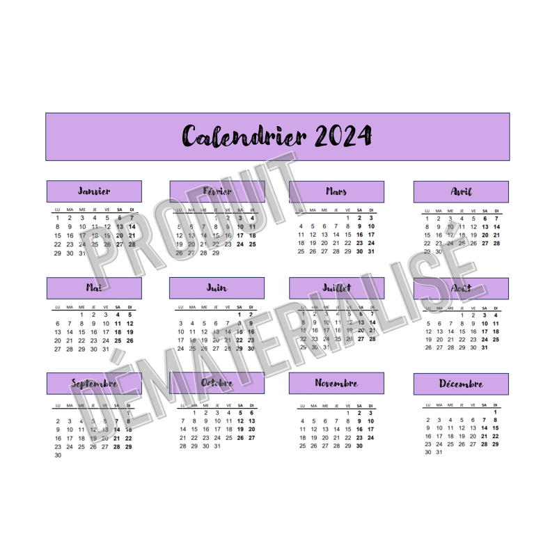 Calendrier