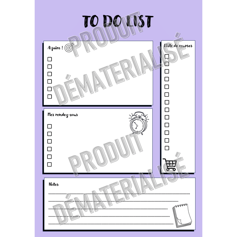 To do list