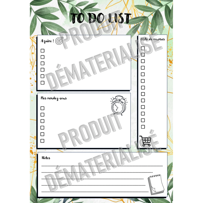 To do list
