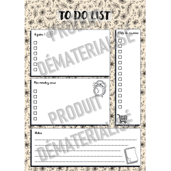 To do list