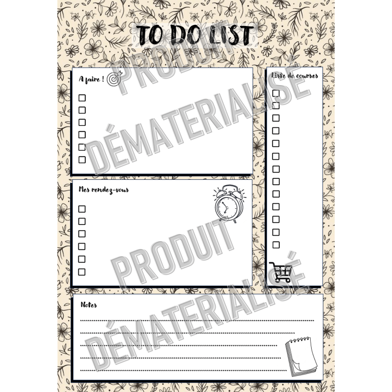 To do list