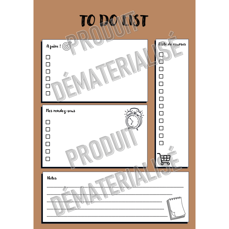 To do list