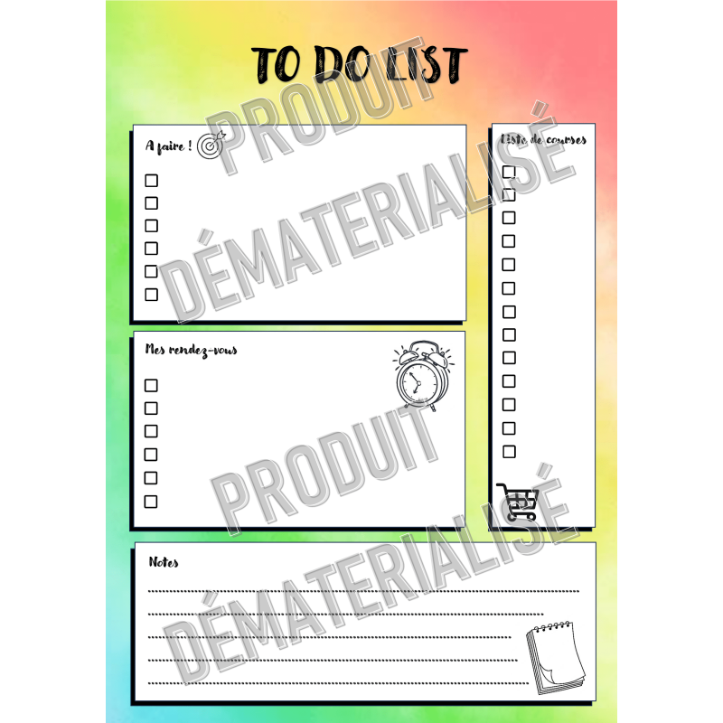 To do list
