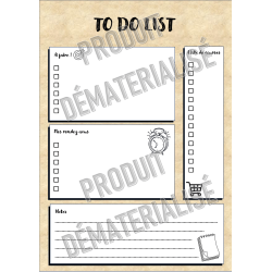 To do list